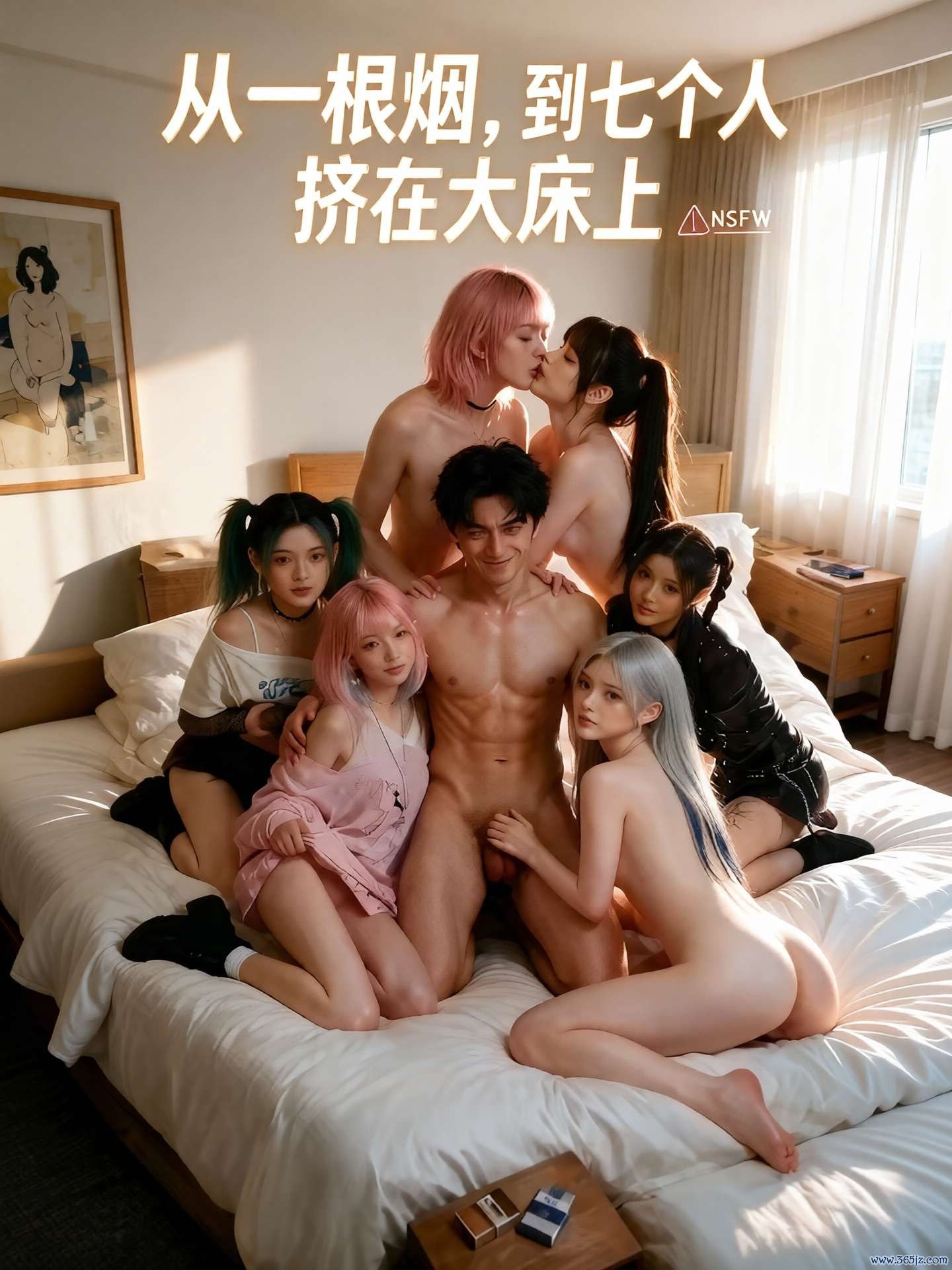 从一根烟到七个人挤在大床上封面